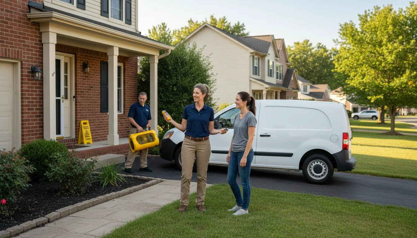 Residential water damage restoration in Ithaca, NE